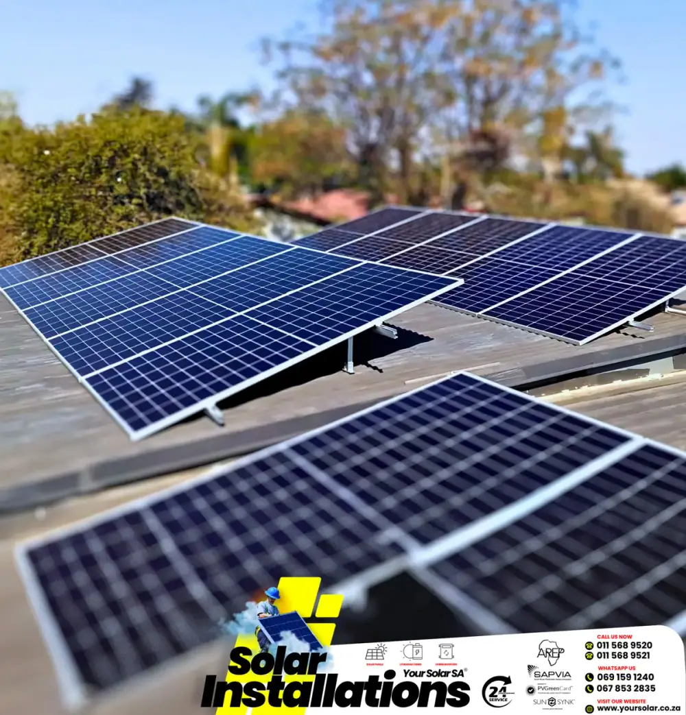 Commercial solar installation